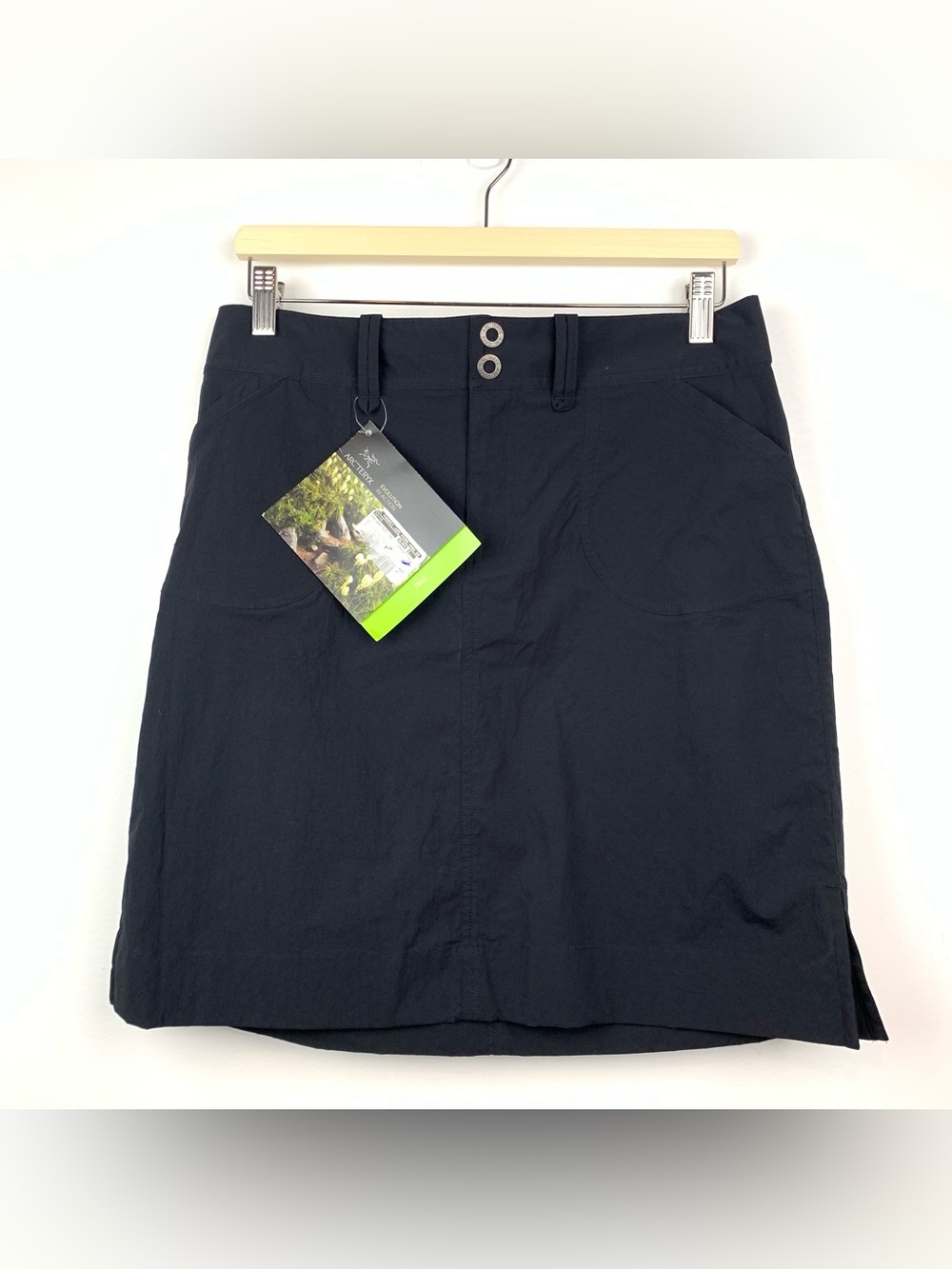 NWT Arc'teryx Parapet Skirt Sz 6 Black Hike Gorpcore Athleisure Arcteryx NEW
